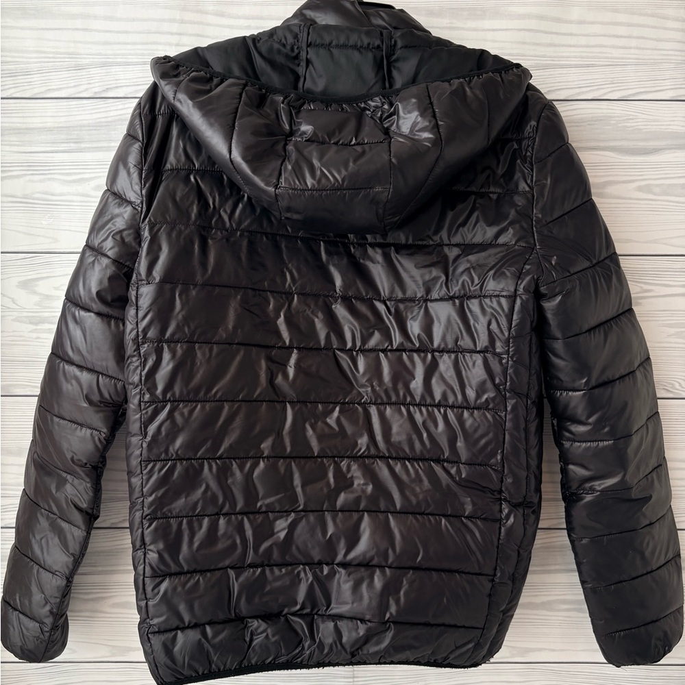Fashion Nova Men Black Puffer Jacket - Picture 7 of 7